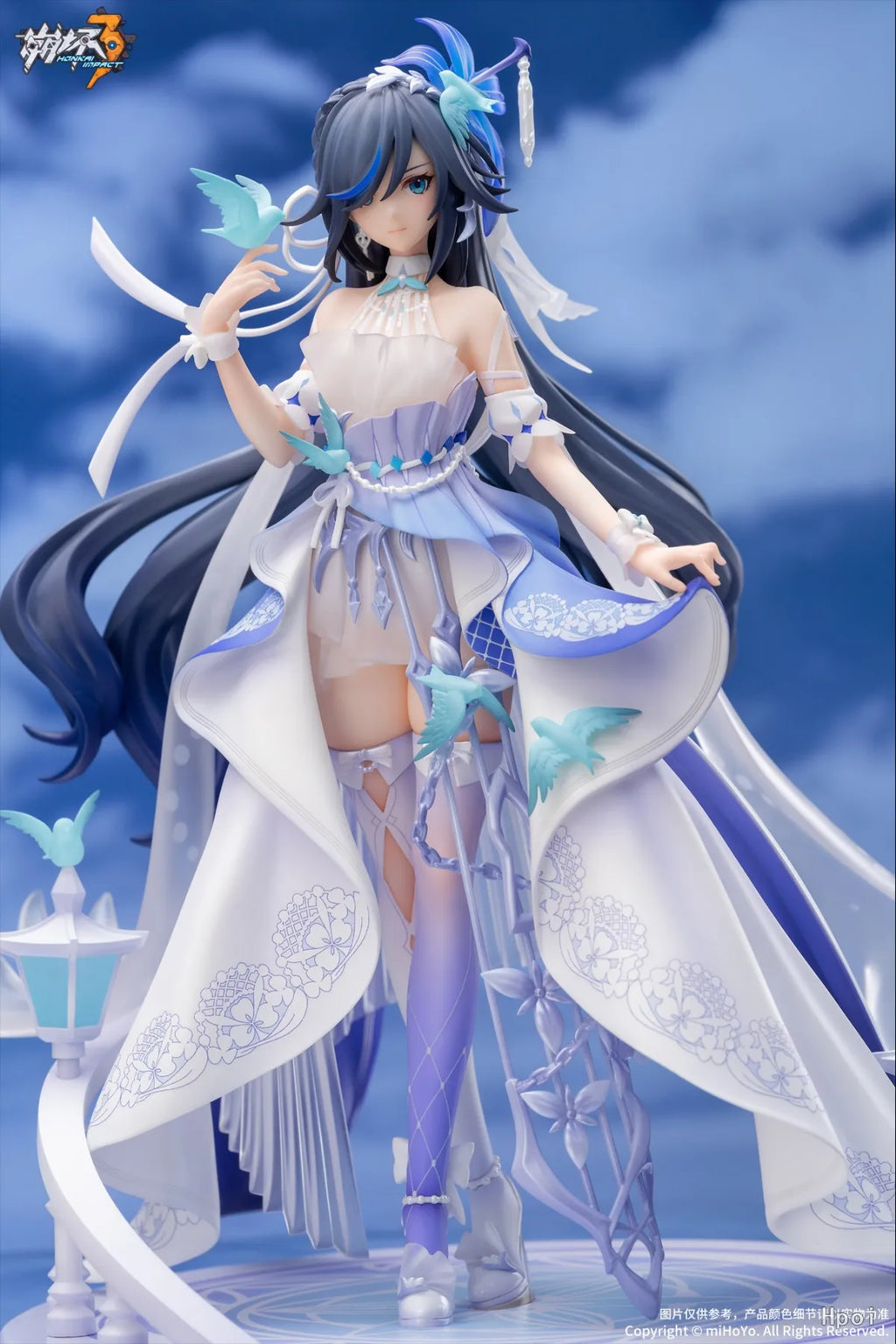 Original in Stock APEX Collapse 3 Fu Hua Blue Bird's Court 1/8 Figures Model Toys Ornaments Gifts Collection