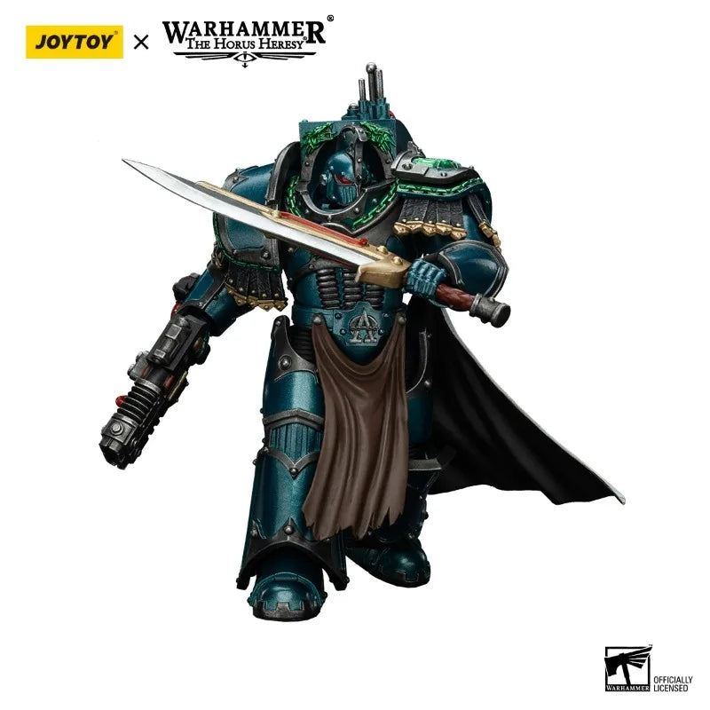 JOYTOY Warhammer 1/18 Action Figures Alpha Legion Legion Praetor in Cataphractii Terminator Armour Model Decor Desktop Ornament