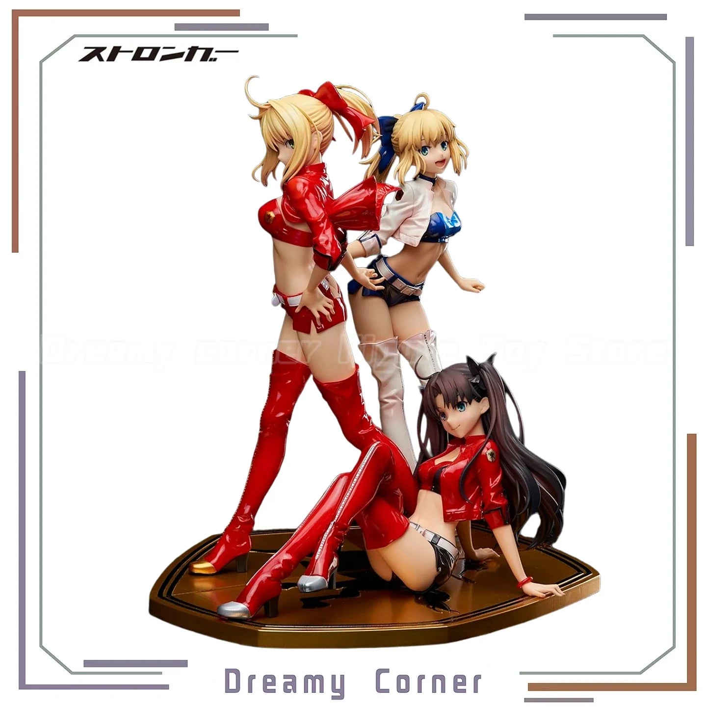 【In Stock】Original Stronger Plusone Fate/stay Night Altria Pendragon Nero Claudius Tohsaka Rin 1/7 Scale Figure Toy Model