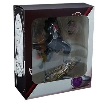 26cm Anime Akatsuki Uchiha Obito Tobi Battle Ver. GK PVC Action Figure Statue Collection Stand Model Kids Toys Doll Gifts