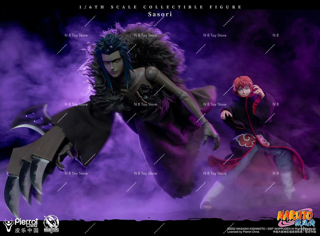 In Stock RocketToys ROC 1/6 Scale Naruto Shippuden Akatsuki Sasori PVC 27cm Anime Action Figure Model Model Toy Collection Gift