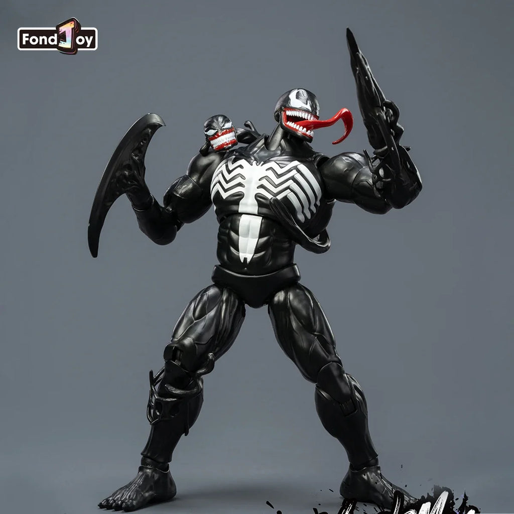 FondJoy Marvel Venom Action Figure 1/12 Venom Plastic Model Kit Anime Figurine Collection Model Statue Toys