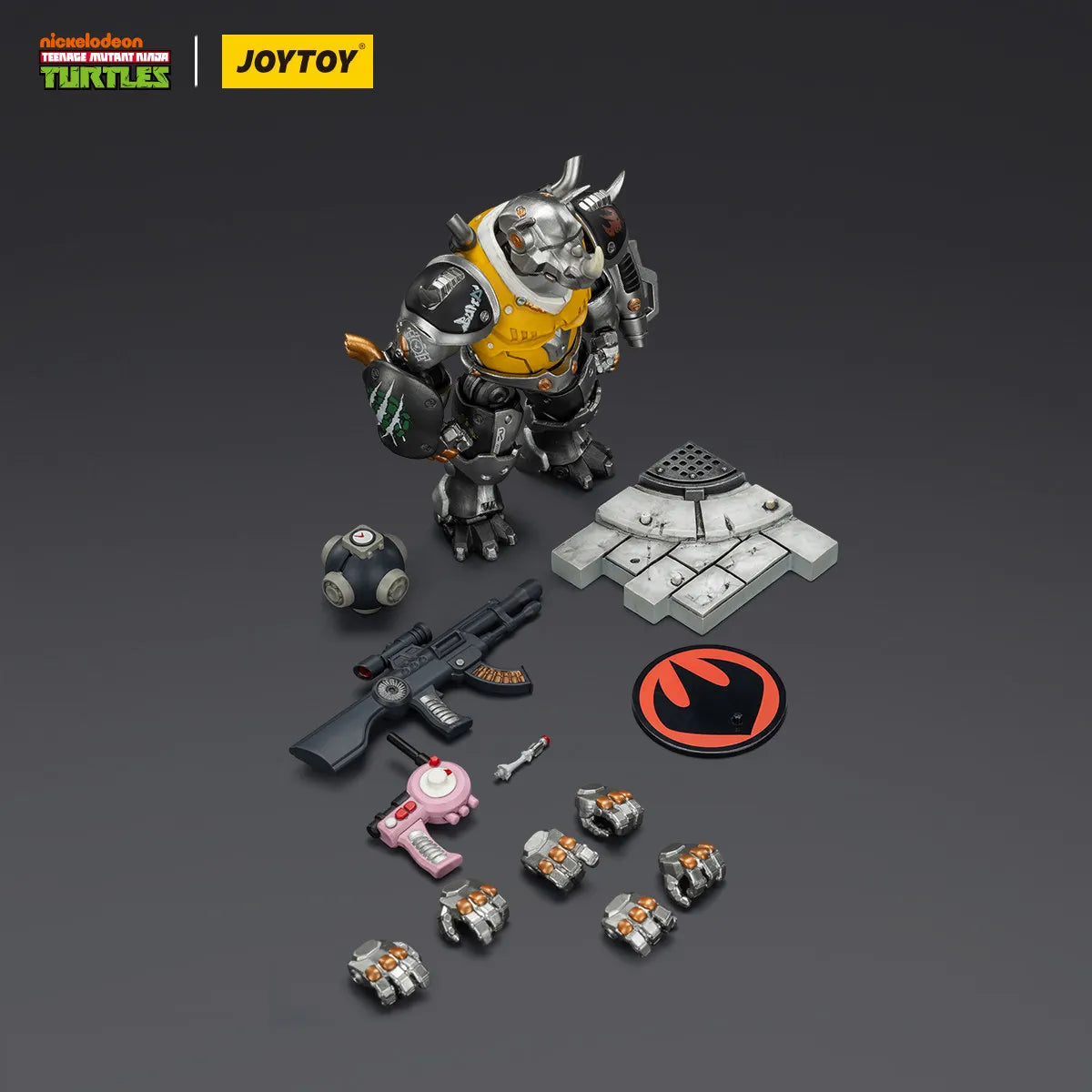 Spot goods TOYJOY 1/18 TMNT Ninja Turtles, Steel Bullhead, Pigface, "Long Live Rock 'n' Roll" Bewegliche Actionfiguren