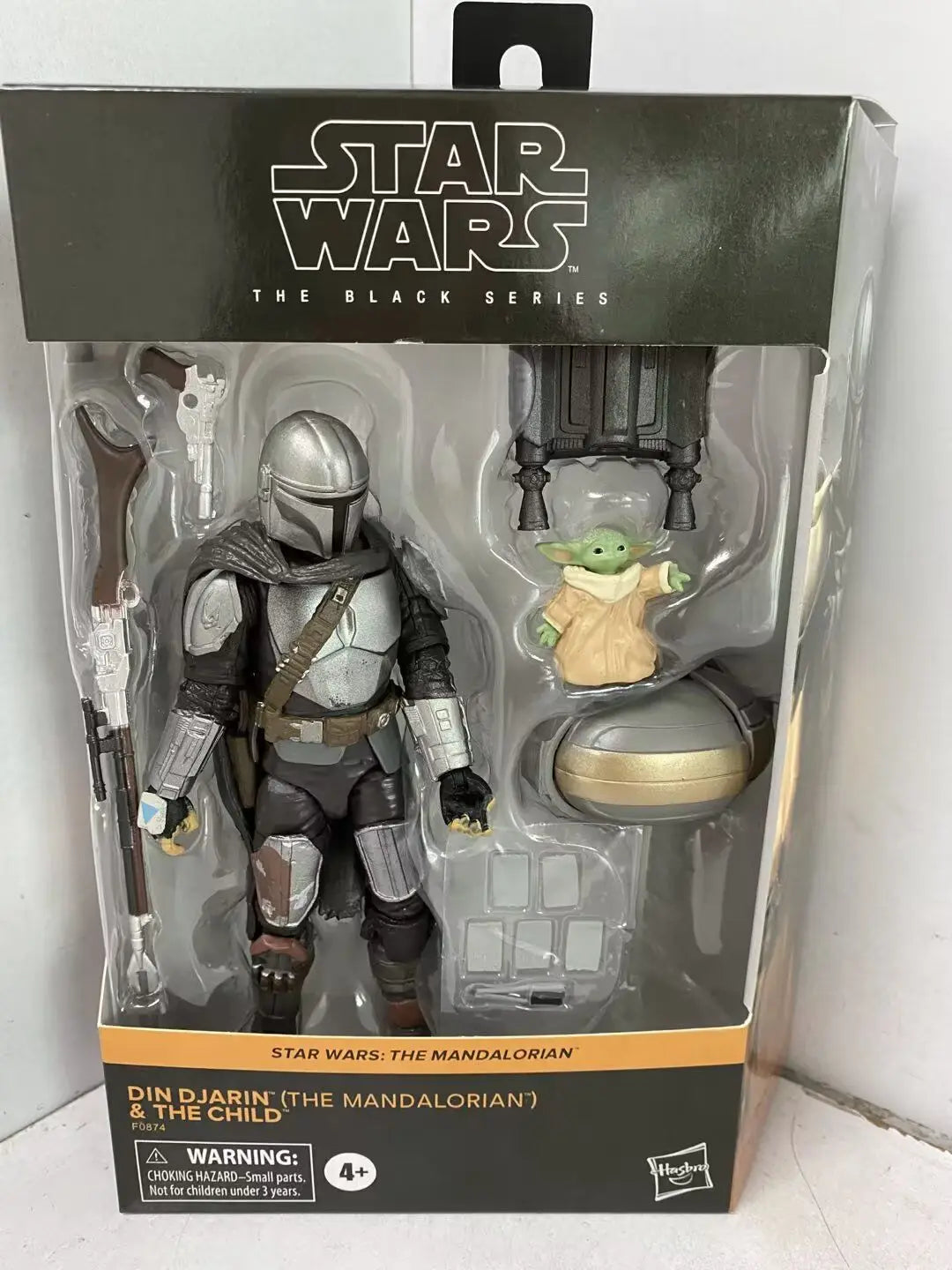 Star Wars Mandalorian Yoda Baby 6-Inch Action Figure - Movable Doll Hand-Made Collectible Model Toy For Fans Gift
