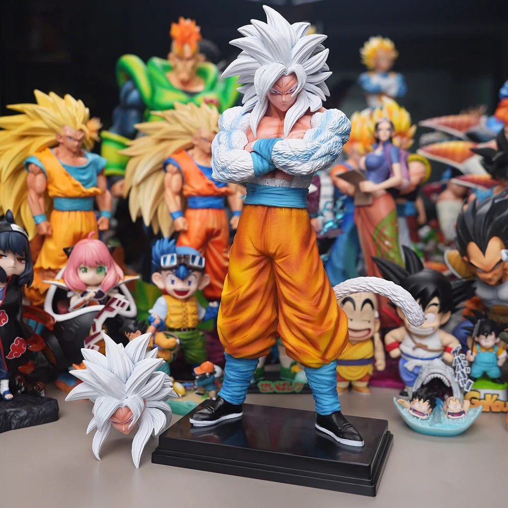 32cm/12.6in Anime Dragon Ball Z Goku Figure PB Goku Action Figure Collectible Statue Model Toy Gift