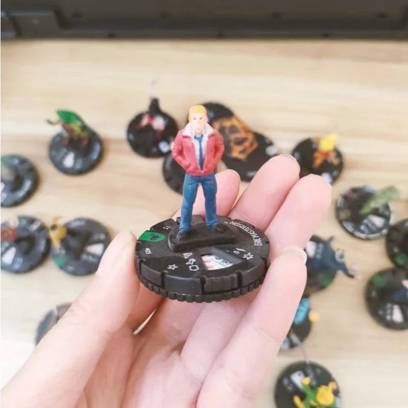 HeroClix Marveles Board Chess World Celebrates Wolverinees Magnetos Rogues Action Figures Game Models Collect Gift
