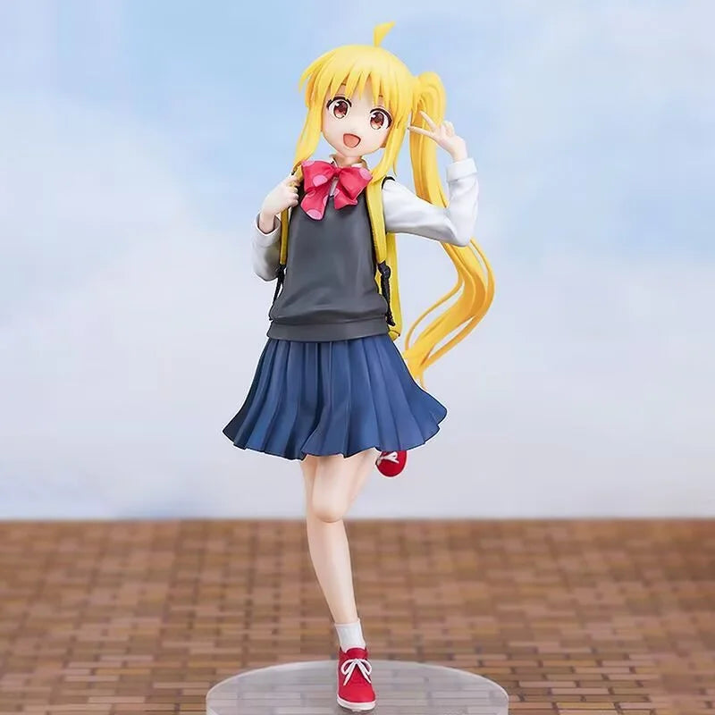Bocchi the Rock Kita Ikuyo Anime Figure Cute Girl with Wink Pose Collectible Desktop Statue Gift for Fans and Decor