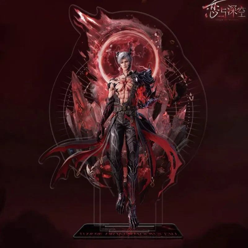 Game Love and Deepspace Sylus Acrylic Stand 10cm Anime Creative Desktop Ornament Cute Standing Model Accessories Birthday Gifts