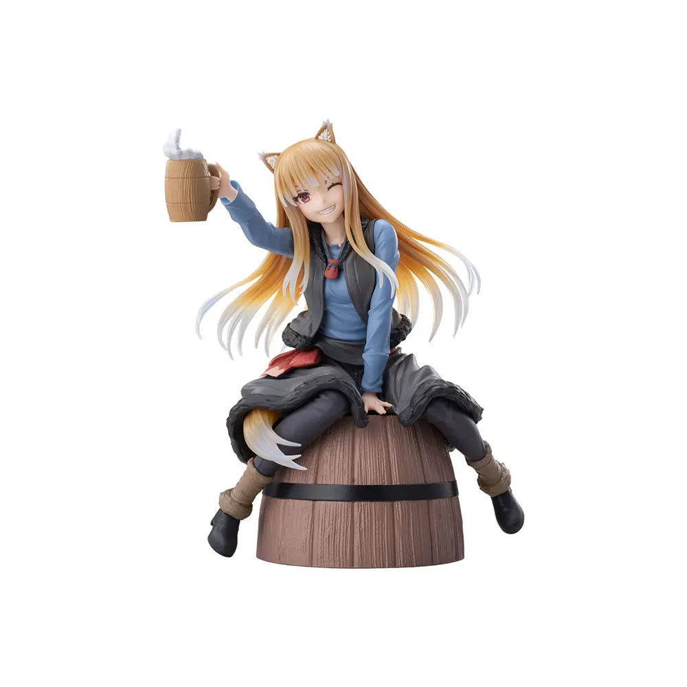 17CM Anime MERCHANT MEETS THE WISE WOLF Figure Holo Sitting Position Anime Model Toys Gifts Collection Decoration Ornaments PVC