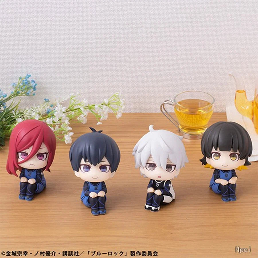 9cm Blue Lock Anime Figure Q Version Nagi Seishirou Action Figure Kawaii Isagi Yoichi Figurine PVC Collection Model Doll Toys