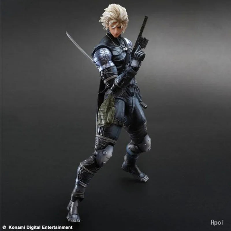 SQUARE ENIX Original PLAY ARTS Modified Finished Movable Doll Metal Gear Solid 2 Anime Action Figure Model Toys Gifts for Boys