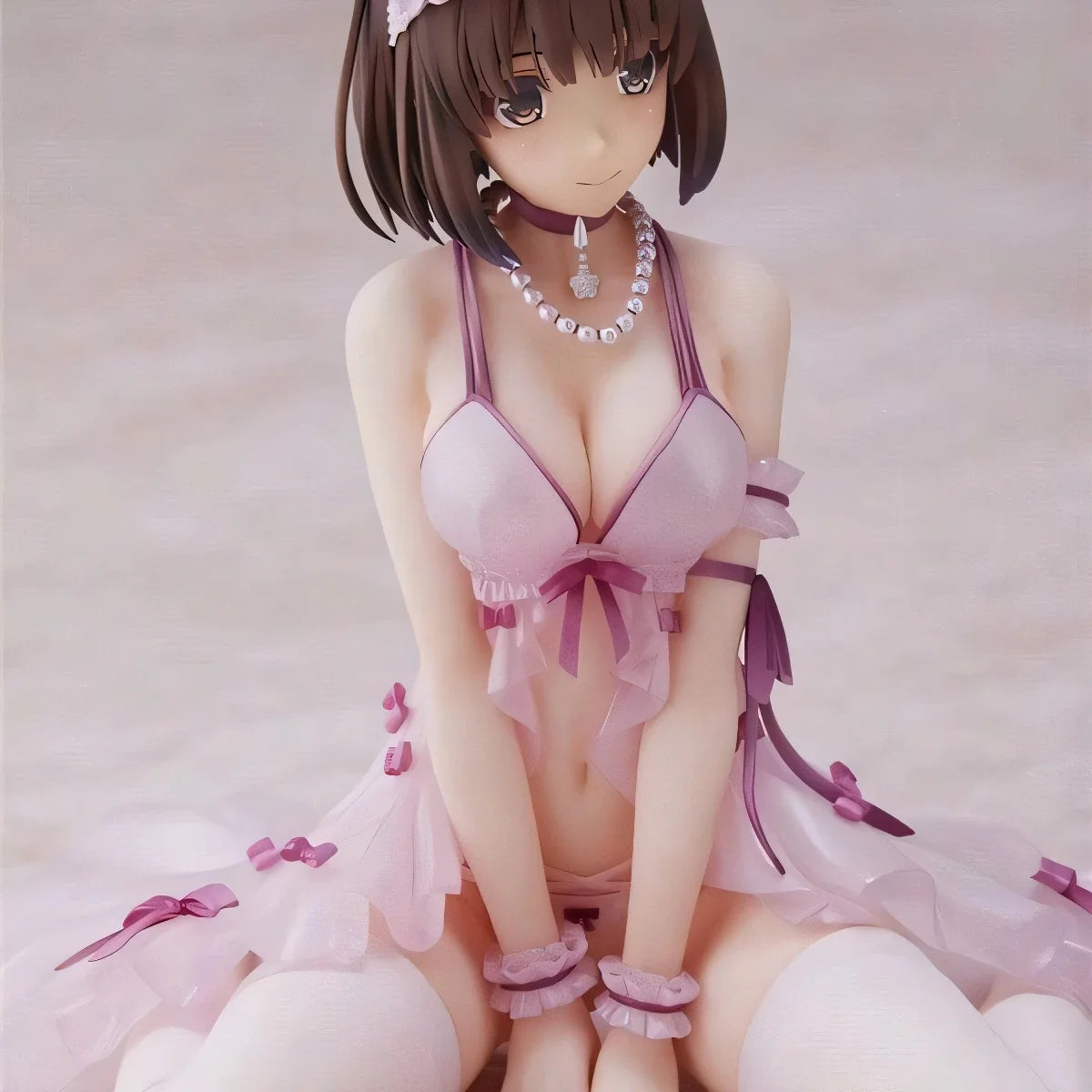 Sexy Anime Girl Aoki Hayato Figure Car Desktop Ornament Collectible PVC Model Static Display Adult Fans Japan Import
