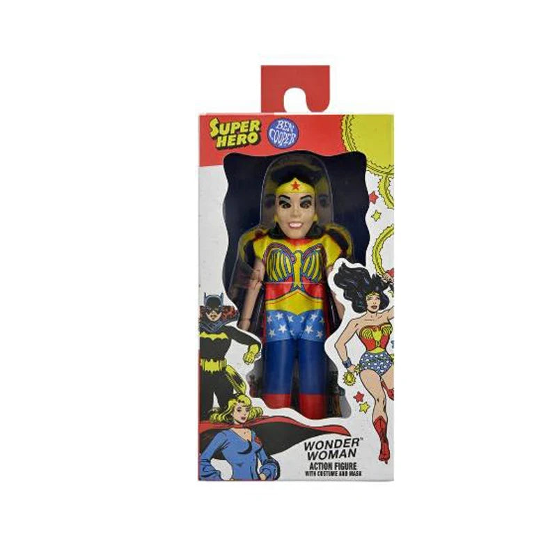 NECA Ben Cooper Costume Kids Collection Clown 6 inches Action Figure Batman/Joker/Wonder Woman/Superman DC Model Doll Gift