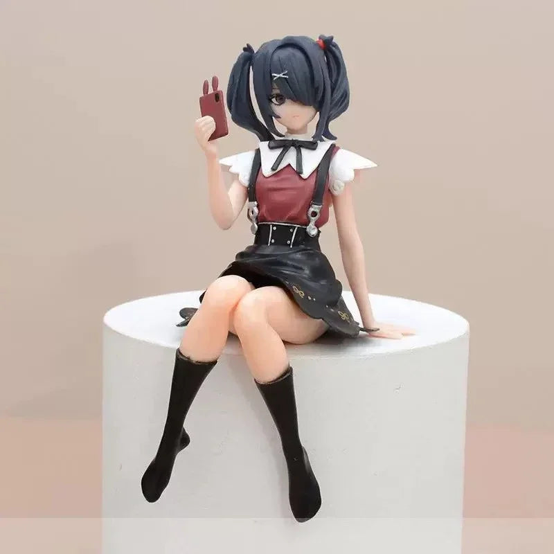 Anime Rain Action Figures NEEDY GIRL OVERDOSE Figures Beautiful Girl Cute PVC Model Collection Desktop Toys Peripheral Gifts