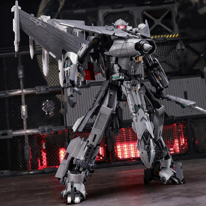 Touchtoys 1/18 J16-N Nacrmmi Heavy Fighter Jet Finished Model Action Figures Highly Articulated Transformable Mecha Toy Boy Gift