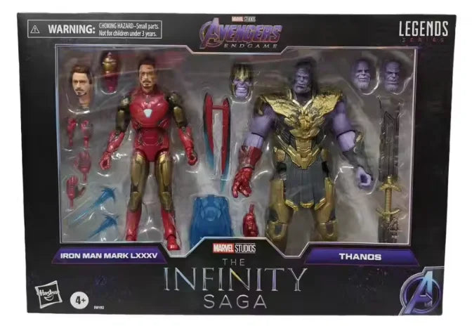 Neue Original Hasbro Marvel Legends Series The Infinity Saga Iron Man 85 und Thanos Actionfigur