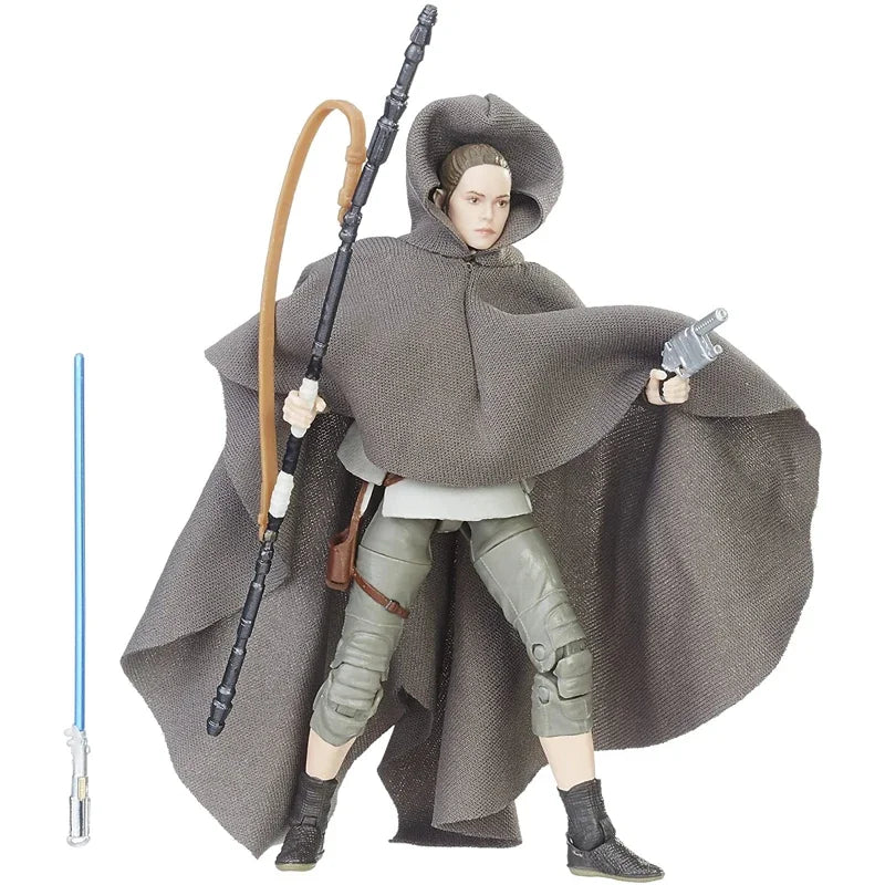 15cm Hasbro Star Wars  Black Series E8 Rey action figures model toy collectio Decorative model gift