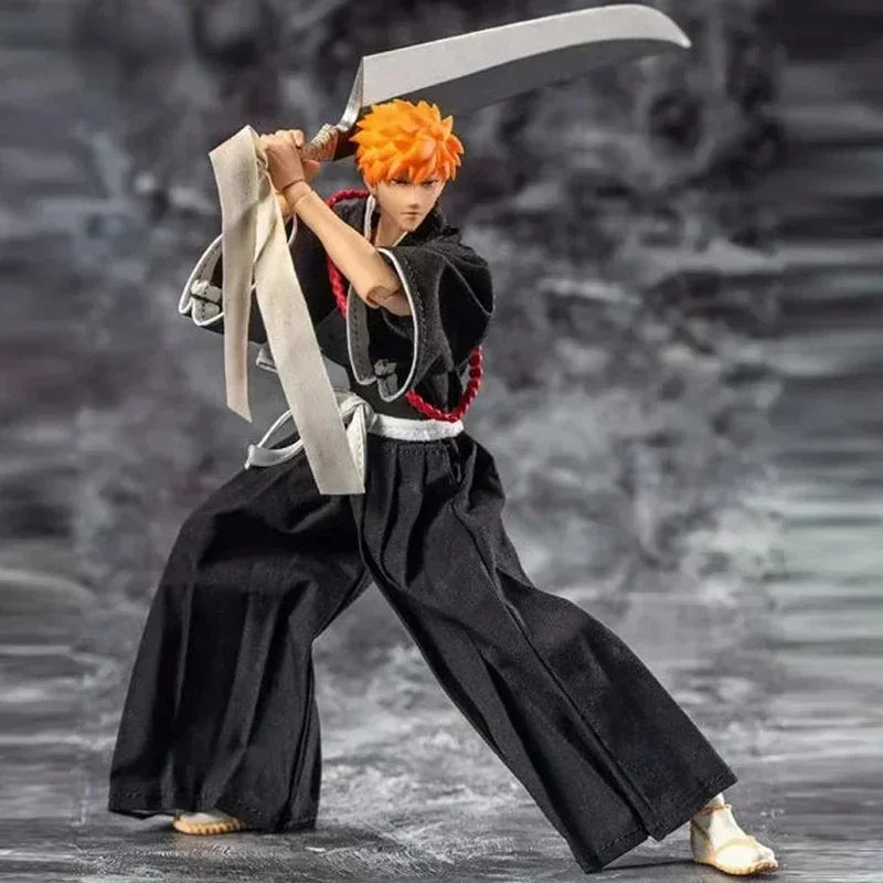 Dasin/Great Toys/GT Bleach Kurosaki Ichigo Aizen Sousuke Ukitake Jushiro Ichimaru Gin 18cm/7inch 1/10 SHF Action Figure
