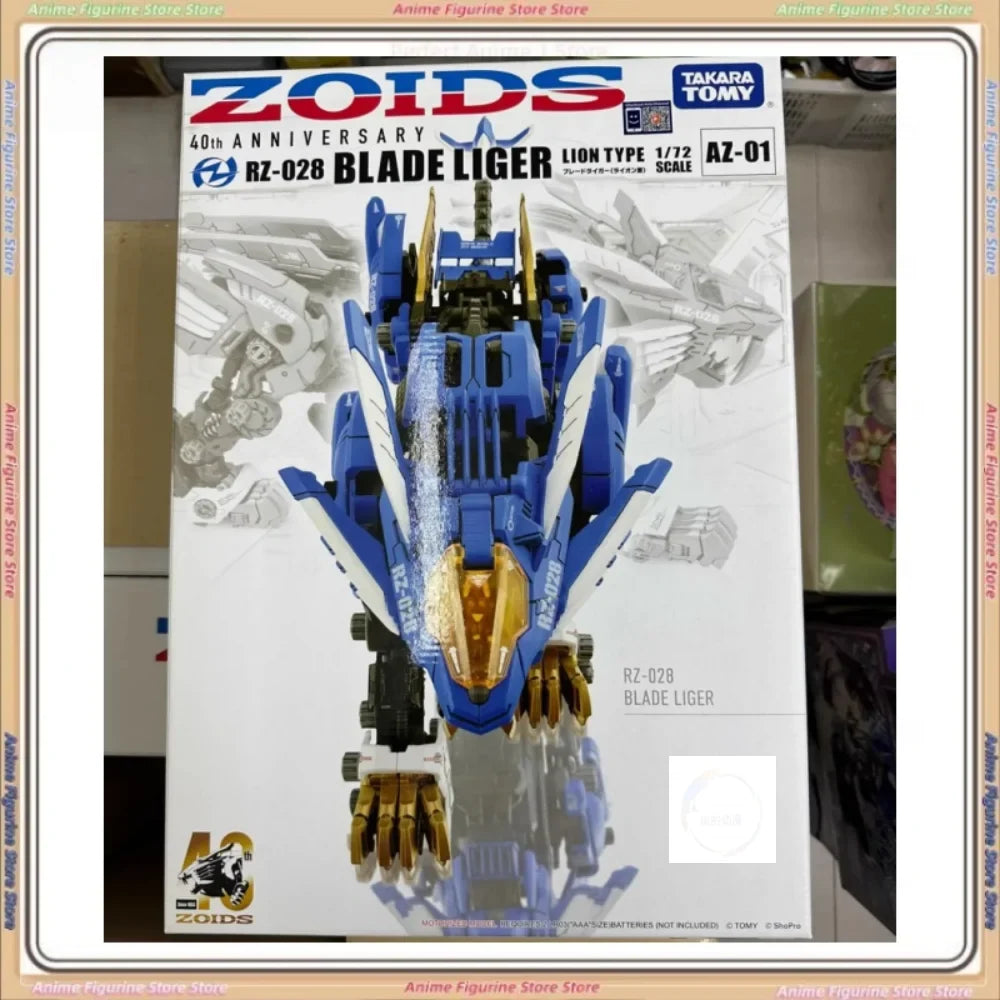 In Stock TAKARA TOMY ZOIDS AZ-01EX BLADE LIGER LEON TROS Ver. Assembling Toys Model Collect Electric Walking