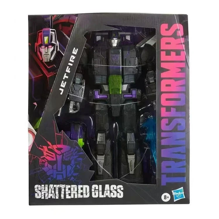 Auf Lager Original Hasbro Transformers Shattered Glass Jetfire Commander C-Class Super Actionfigur Bewegliche Sammlerfigur