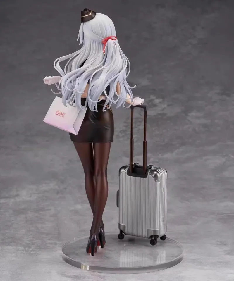 Stewardess Original Artwork Flight Attendant Sohara Shiori Weaving Beautiful Girl Series Boxed Figurines