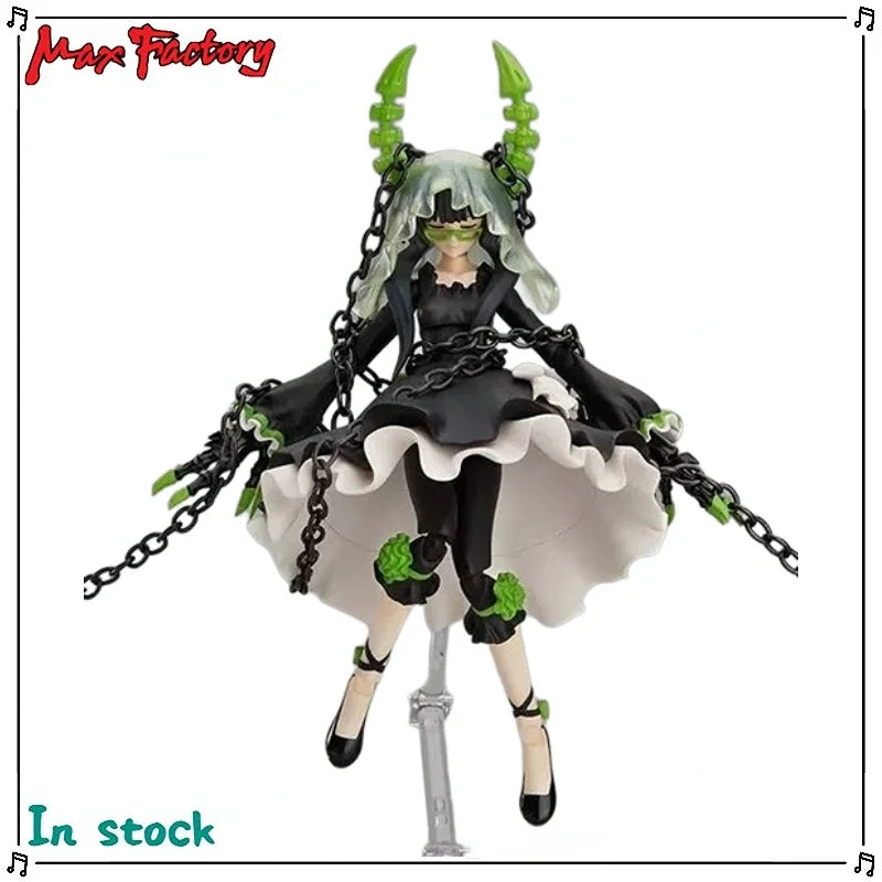 Original Max Factory Figma#172 BLACKROCK SHOOTER Dead Master Anime Figure Model Toy Gift Collection