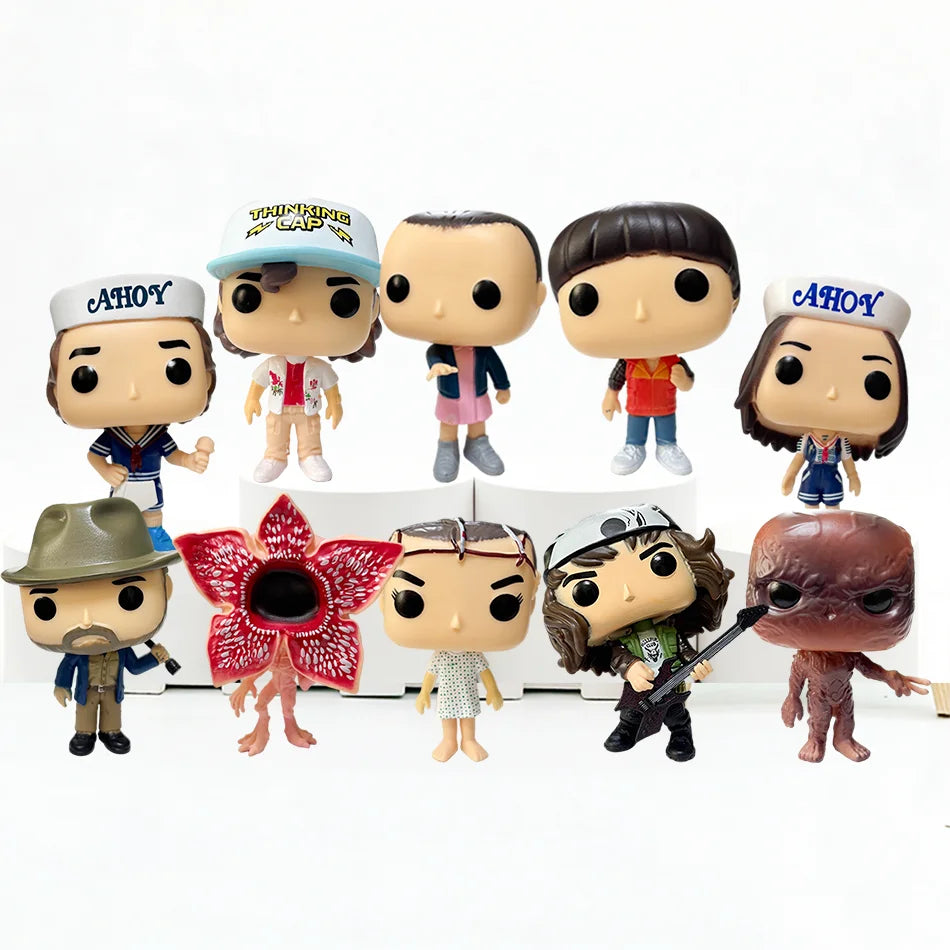 Anime Strangers Things Figure Jane Ives/Will Byers/Mike Wheeler Action Figure Cosplay Vinyl ornament Figures Toy New Year gift