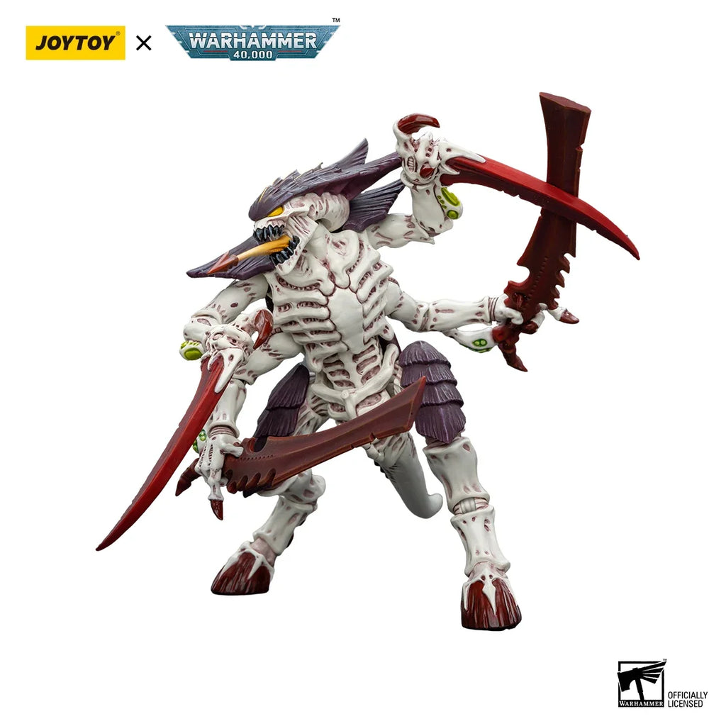 【In Stock】JOYTOY Warhammer 40K Tyranids Hive Fleet Leviathan Tyranid Warrior with Boneswords Toys 1/18 Action Figure