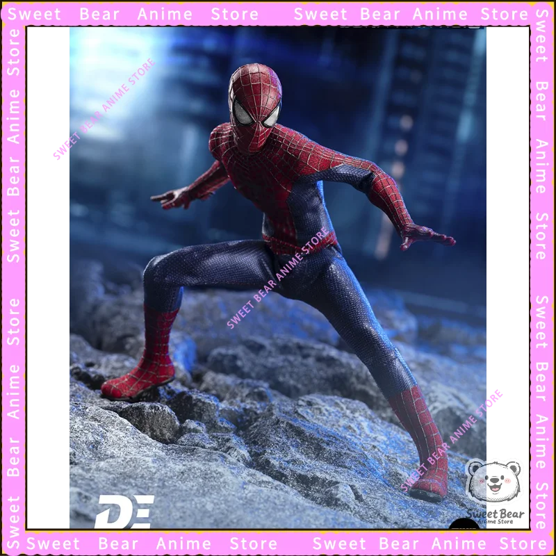DB TOYS 6in Garfield Amazing Spider-Man 1/12 Scale Fabric Suit Action Figure Anime Model Trendy Toys Desktop Doll Collectibles