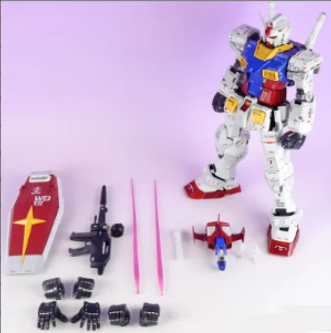 Daban PGU 1/60 Yuanzu 2.0 RX-78-2 Has The Function Of Exposing The Inner Frame With Lamp Assembly Action Figures Model Kit Gift