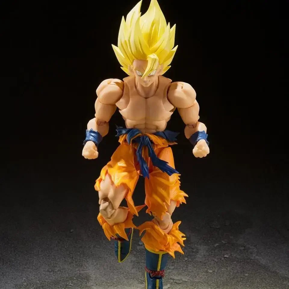 Bandai Shf Dragon Ball The First Version of The Legendary Super Saiyan 3.0 of Sun Wukong Can Be Done By Hand