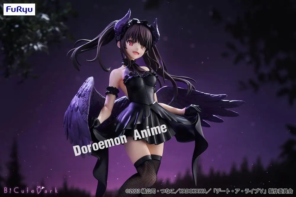 In Stock Original Furyu Bicute Dark Date A Live V Tokisaki Kurumi Super Cute Anime Waifu Girls Figures Collectible Model Gifts