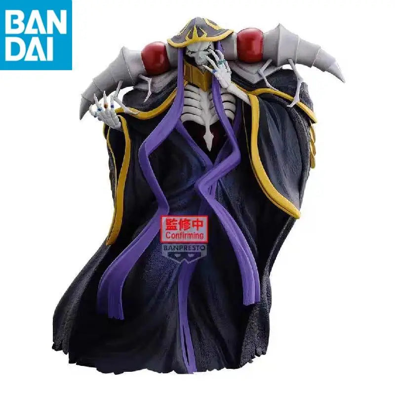 In Stock Original BANDAI NAMCO BANPRESTO OVERLORD Albedo Ainz Ooal Gown PVC Anime Figure Model Genuine Collector Figurine Toy