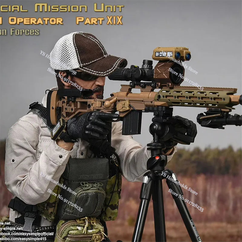 Easy&Simple ES 26065S-C-S CAG 1/6 Special Mission Unit Coalition Forces Cloth Action Figure Weapon Model Ornament 12" Soldier