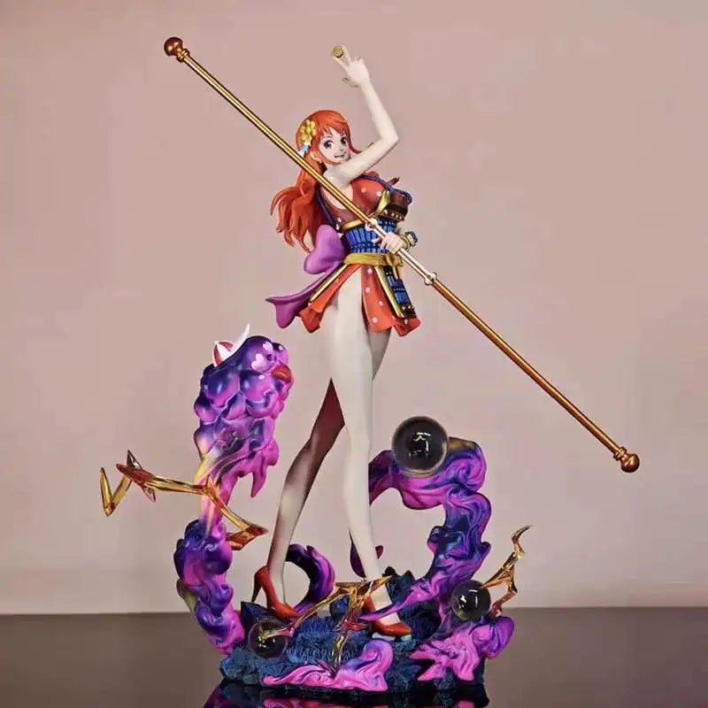 One Piece Oni Island Samurai Nami Anime Figure Action Figurine Pvc Statue Model Room Collection Decoration Toys Christmas Gift