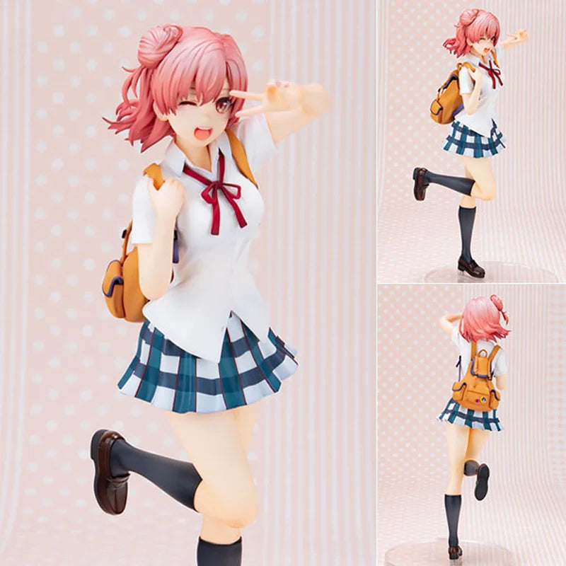 24cm My Teen Romantic Comedy SNAFU Yui Yuigahama Anime Girl Figure Isshiki Iroha/Yukino Yukinoshita Action Figure Model Doll Toy