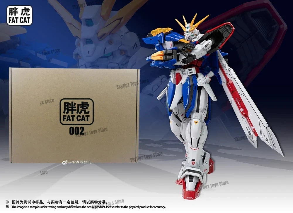 In Stock FAT CAT 1/100 II God Scale Special RG 1/144 Enlarged Version Assembly Model Kit Action Figure Robot Plastic Model