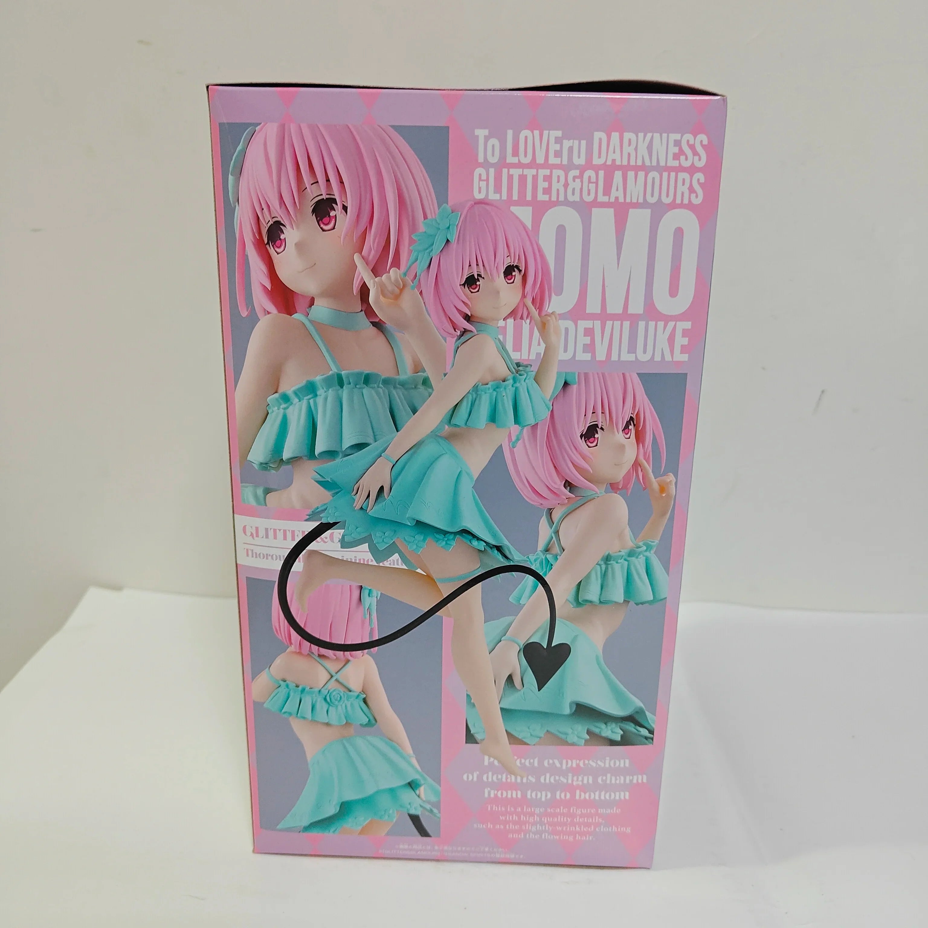 BANDAI Original To Love-Ru Darkness Anime GLITTER GLAMOURS Momo Belia Deviluke Lala Satalin Action Figures PVC Figurine Model