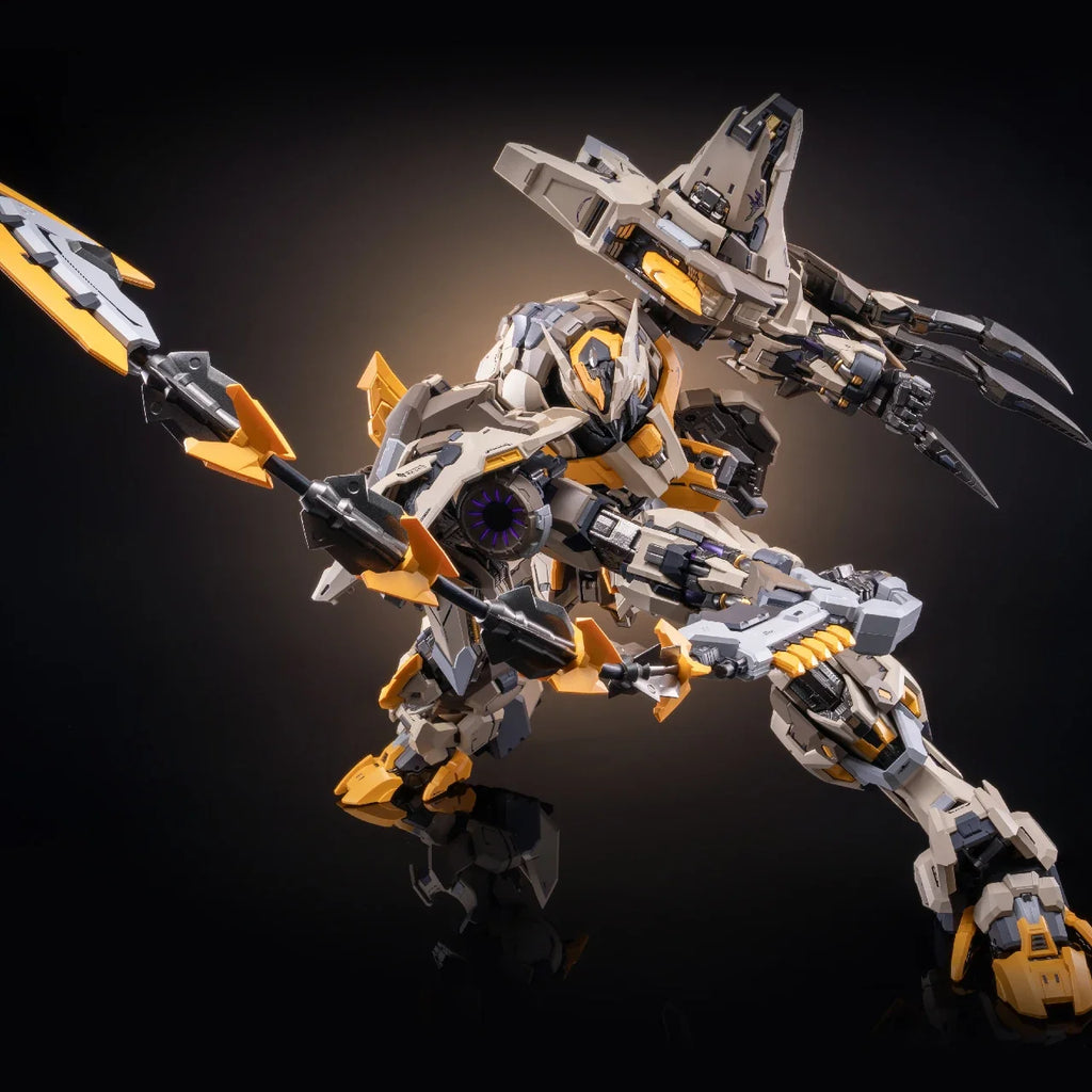 MOSHOWTOYS MCT-E01 MS0006 Whip Of God Perfection Action Mecha Figure Model With Magnetic Suction Lamp Group Control Collect Toys
