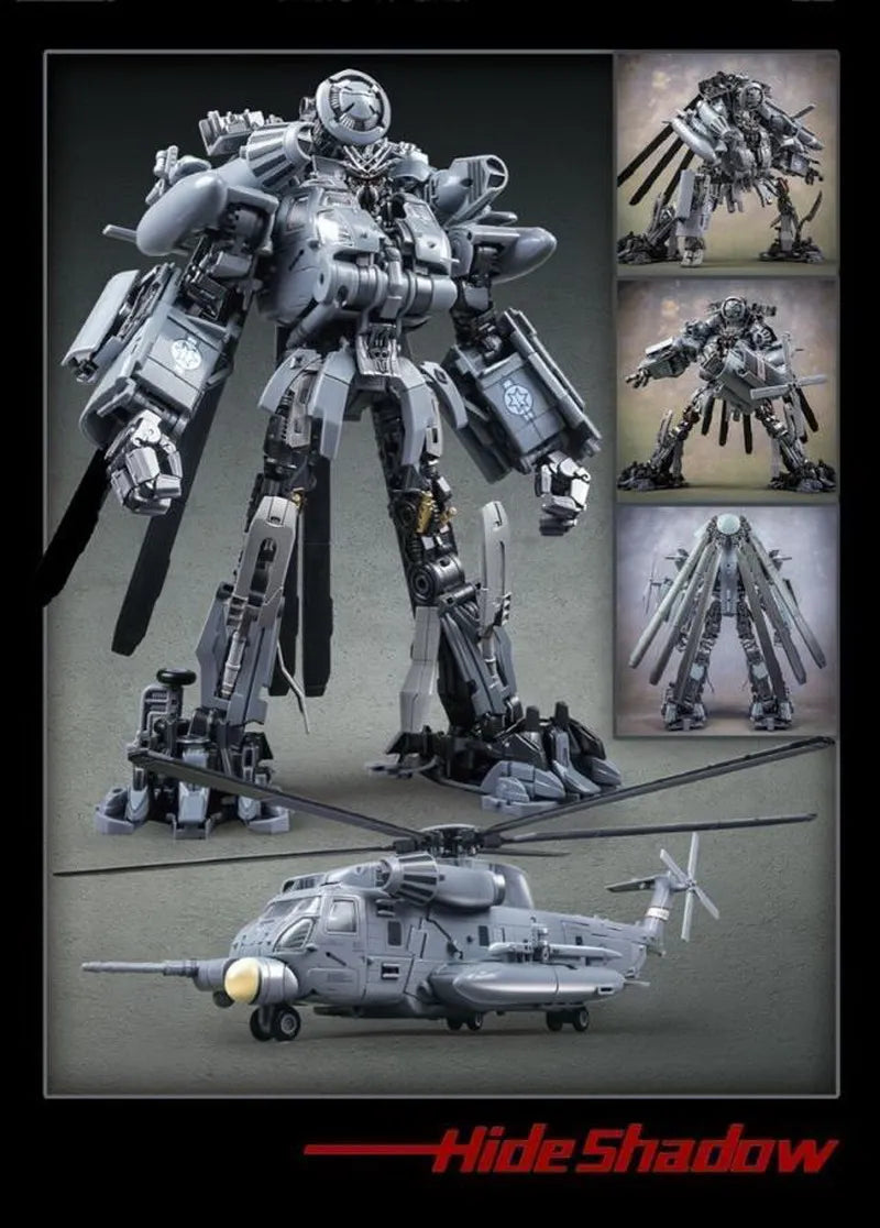 Transformation Robot M05 Blackout Deformation Toys Black Apple Vertigo M-05 Helicopter  Action Figure Model