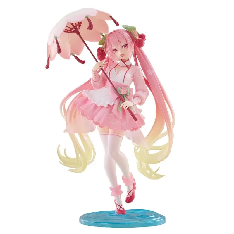 TAiTO AMP Hatsune Miku Sakura Miku ~Sakura Dress Ver. PVC 21CM Anime Actionfiguren Modell Sammlerstück Spielzeug