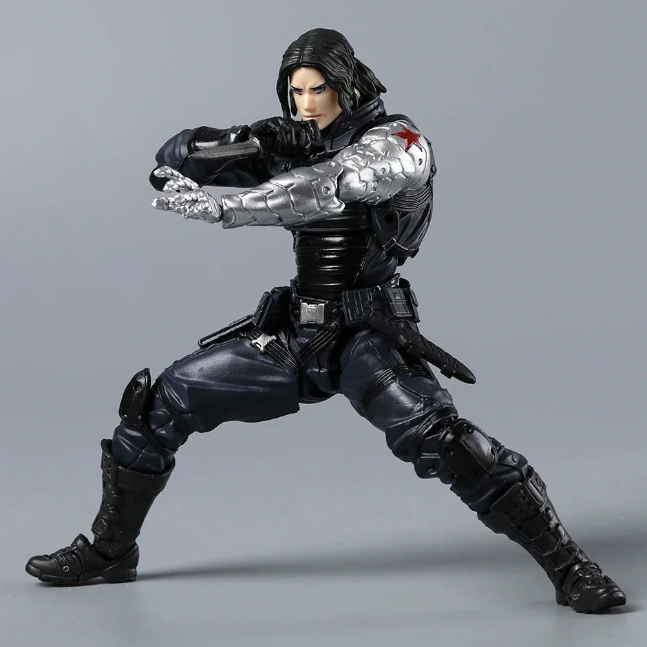 Amazing Yamaguchi Winter Soldier Revoltech Kaiyodo PVC Action Figure Model Toy Colletible Figurine