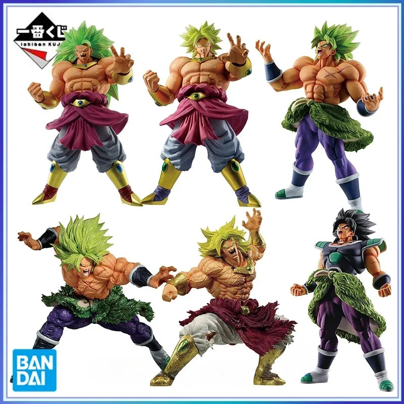 Bandai Action Figures Ichibansho Kuji Super Saiyan Broly Dragon Ball Z Anime Figure PVC Gifts Collectible Model Toys