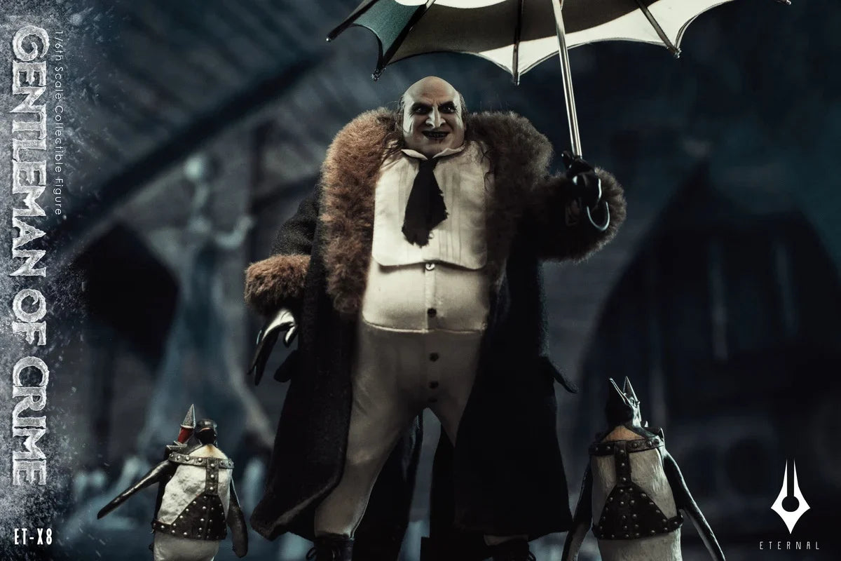 In Stock ETX8 1/6 Collectible Toy The Penguin Gotham Gentleman Villain Criminal Full Set 12inch Action Figure Xmax Model Toy