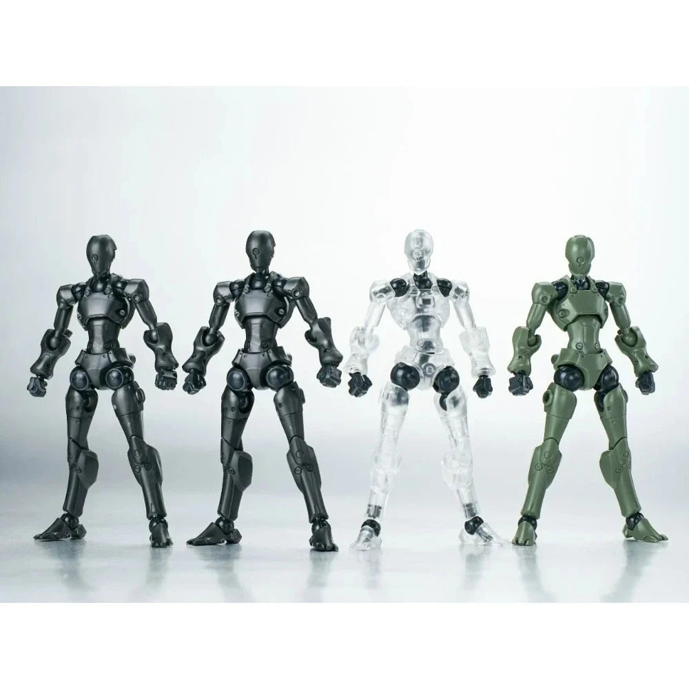 Sheik Mainland 3MIN Project Superhuman 3.75'' Articulated Figure 1/18 Assembly Model with 42 Joints & Accessories,Boys Toy Gift
