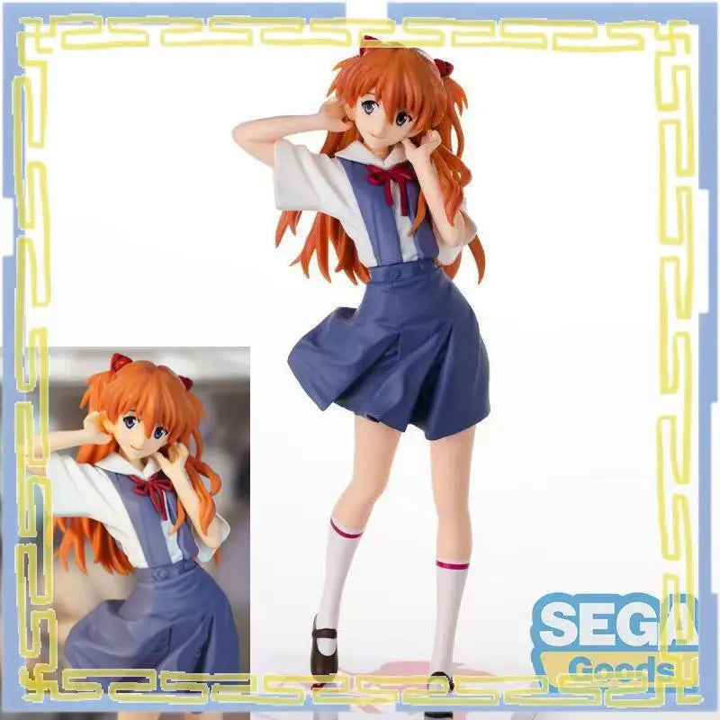 In Stock Genuine Neon Genesis Evangelion Xstellar Asuka Langley Soryu Desktop Ornament Anime Figure Model Collector Toy Gift