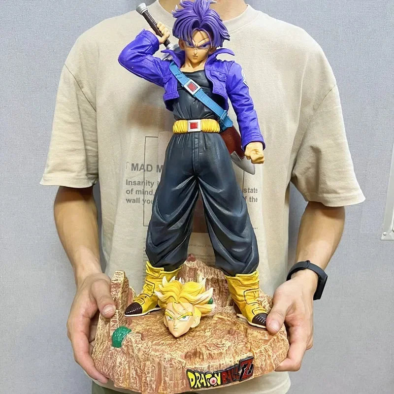 Dragon Ball Trunks Future New 50cmWarrior Action Figure Pvc Anime Model Desktop Decoration Collections Festival Giofts Toys Kid