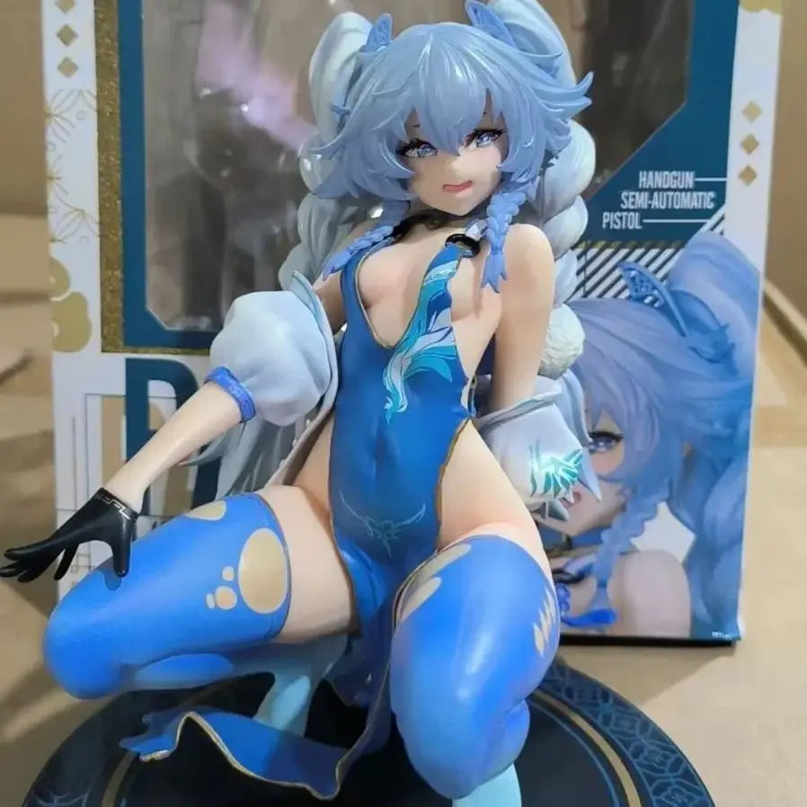 Game Anime Girls Frontline Peripheral Figure PA-15 Cuique Mei Squatting Model Decoration Beautiful Girl Action Figures