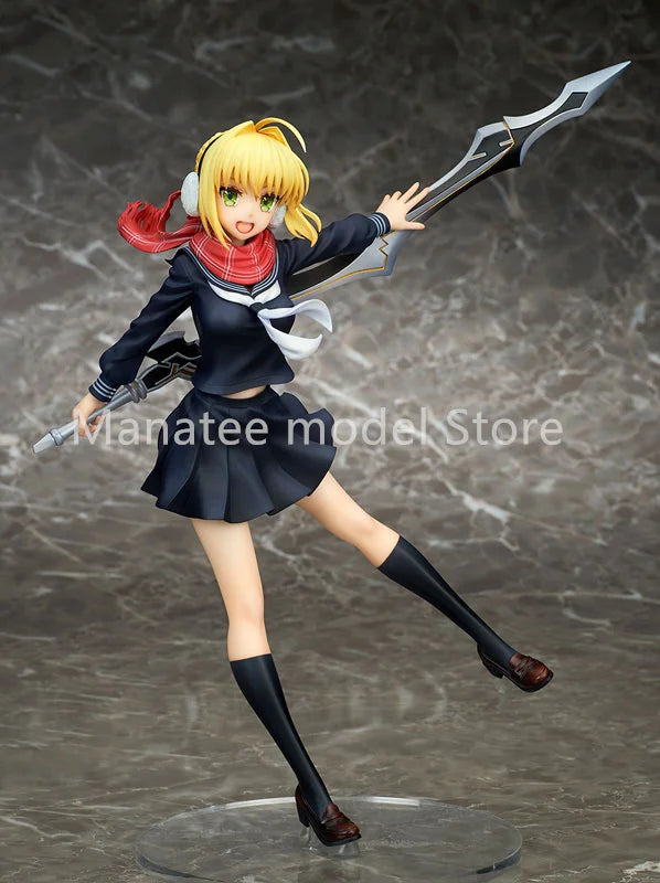 ques Q Original Fate/EXTELLA LINK Nero Claudius Winter Roma Outfit 1/7 PVC Action Figure Anime Model Toys Collection Doll Gift