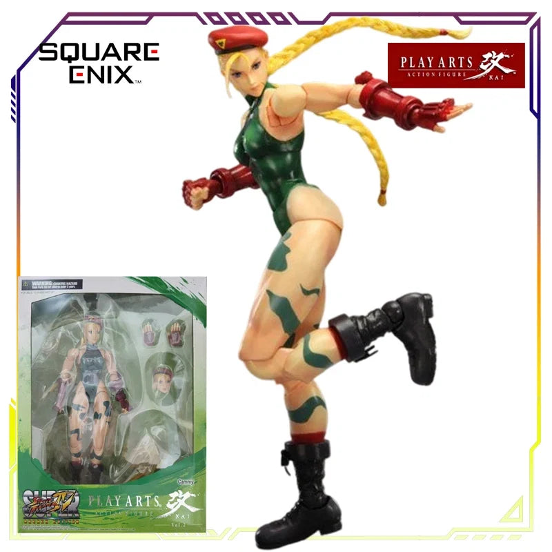 SQUAREENIX Original PLAY ARTS Modified Street Fighter Series Haogui\Chun-Li\Stein\Cammy\Long Action Figure Model Toys Model